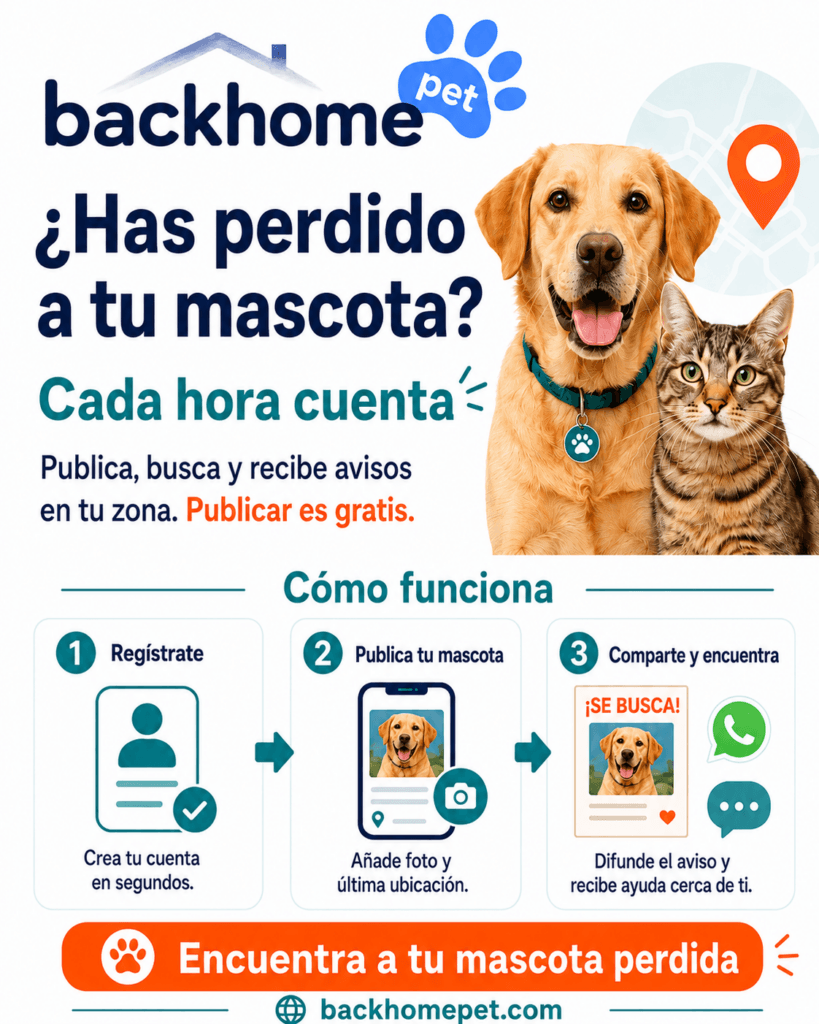 Qué hacer si se pierde una mascota